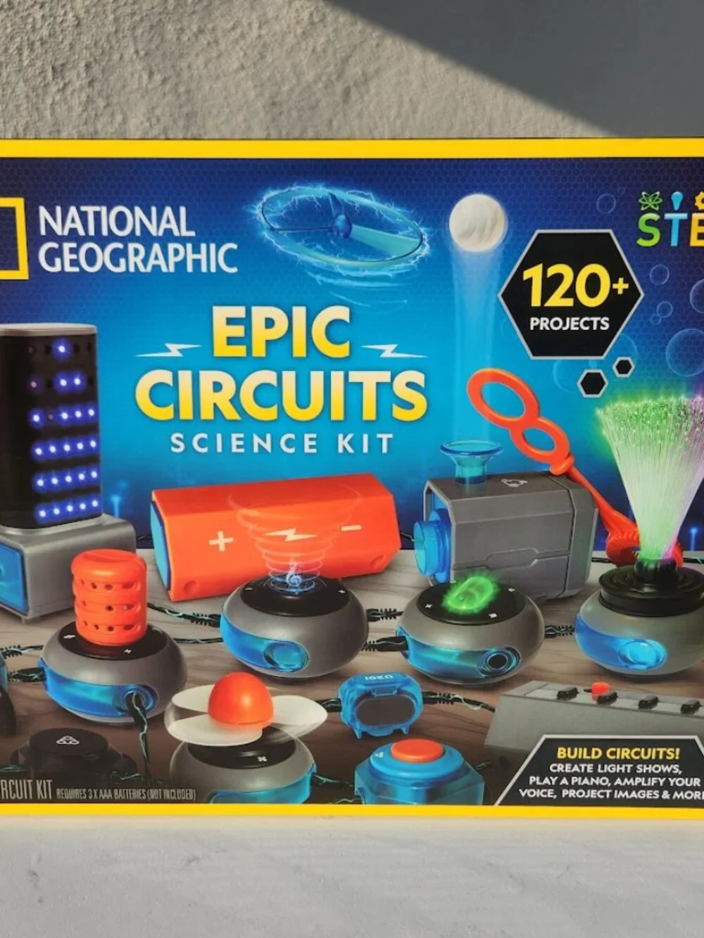 New National Geographic Circuit Maker Kit - Electronics Kit for Kids with 120 El